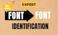 identify any font from your image quickly in 1 hour