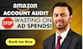 audit amazon ppc, amazon ads campaign and amazon listing
