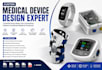 render 3d product design custom medical device wearable pcb enclosure solidworks