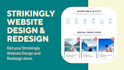 design strikingly website, strikingly website redesign with strikingly