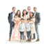 create a watercolor family portrait
