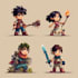 create professional pixel art characters and animations