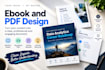 design a professional ebook, guide, or educational PDF