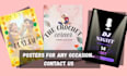 do creative and eyecatching posters