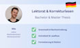 proofread and edit your german bachelor or master thesis