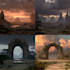 create high quality 3d environment art, concept art, fantasy art, sci fi art