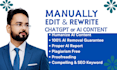 manually edit, rewrite, and humanize ai chatgpt content