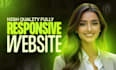 design and develop a professional responsive website on wordpress or wix