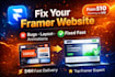 fix small issues or update sections on your framer website
