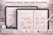 etsy digital planner, etsy digital product, digital journal, hyperlinked planner