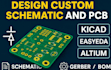design custom mechanical keyboard pcb, program firmware and their enclosure