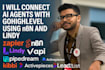 automate gohighlevel workflows using ai agents,n8n and lindy