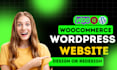 create wordpress ecommerce website on hostinger bluehost siteground godaddy