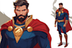 draw a superhero character for comics