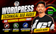 do technical SEO audit for wordpress website