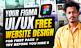do figma website, figma website design, website ui ux design