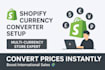 setup multi currency converter language changer location changer for ur shopify