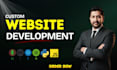 do custom website development as full stack developer, front end, backend dev