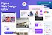 design a high converting landing page UI UX in figma