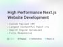 build a nextjs website with custom payload cms admin panel