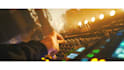 create a professional dj video with effects,logo,and music