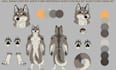 draw furry reference sheet furry reference sheet for your fursona