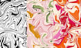 digital wavy liquify abstract pattern designs for textile