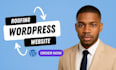 build roofing website construction website design landing page
