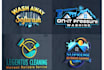 do professional cleaning maintenance and washing logo