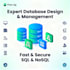 design, optimize, and manage your sql or nosql database efficiently