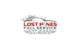 design amazing lost pines full service logo