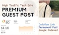 publish a tech guest post on high traffic website