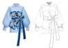 draw fashion technical flat sketches and flat drawings