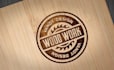 do modern wood work and carpentry logo design