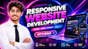 design a stunning HTML landing page or HTML static website