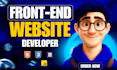 design awwward wining HTML static website or landing page