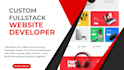 do website development as full stack web developer, PHP laravel HTML CSS react