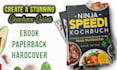 design a professional cookbook cover