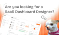 design a modern saas dashboard UI UX in figma