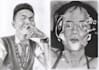 draw a portrait drawing using graphite and charcoal pencil