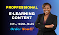 create and design tefl esl and tesol lesson plans curriculum and course material