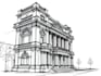 hand draw architecture and urban design sketches