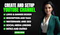 create and setup youtube channel