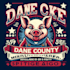 design high quality dane county pork logo with t shirt design