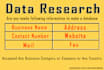 do data research find out contact information