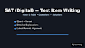 create digital sat questions with detailed solutions