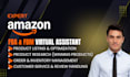 be your professional amazon fba fbm virtual assistant
