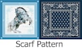 create scarf bandana pattern design for fabric print