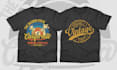 design vintage retro summer t shirt for pod