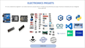 make electronic project which include micro controller and python programming